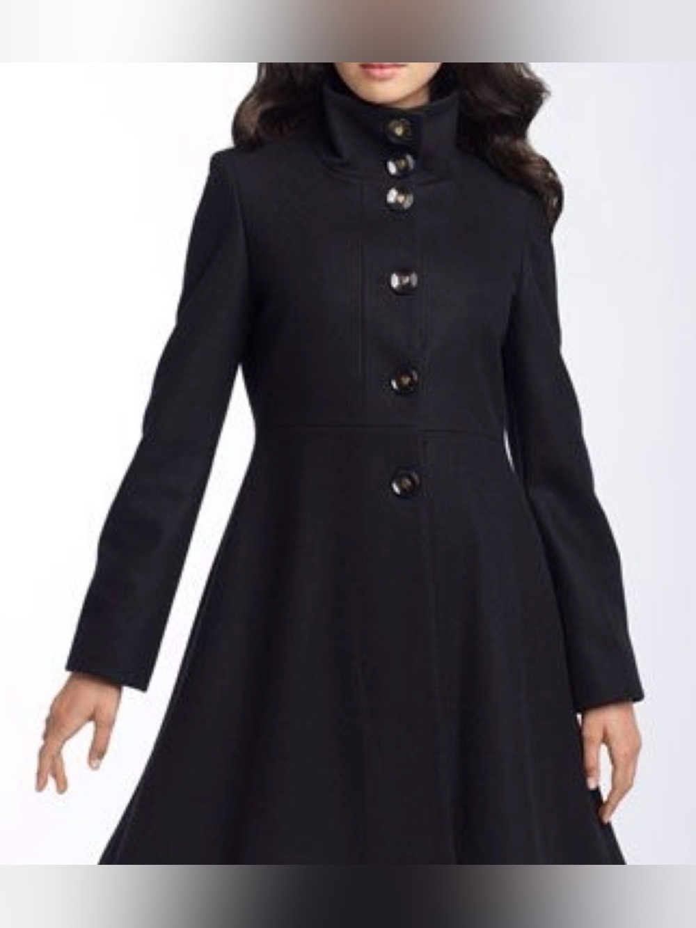 Betsey Johnson Wool Blend Pink Lined Coat